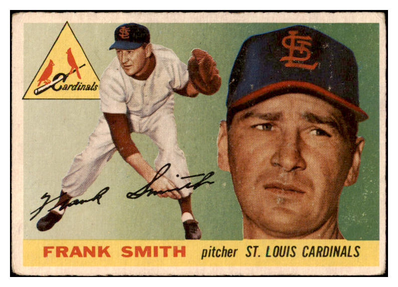 1955 Topps Baseball #204 Frank Smith Cardinals VG 521264