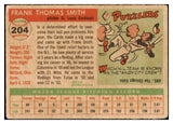 1955 Topps Baseball #204 Frank Smith Cardinals VG 521264