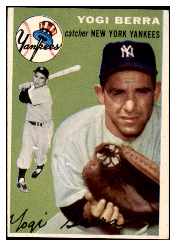 1954 Topps Baseball #050 Yogi Berra Yankees EX/EX+ 521272