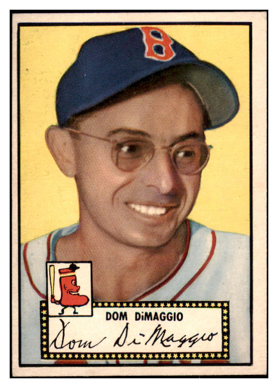 1952 Topps Baseball #022 Dom DiMaggio Red Sox EX Black 521274