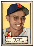 1952 Topps Baseball #022 Dom DiMaggio Red Sox EX Black 521274