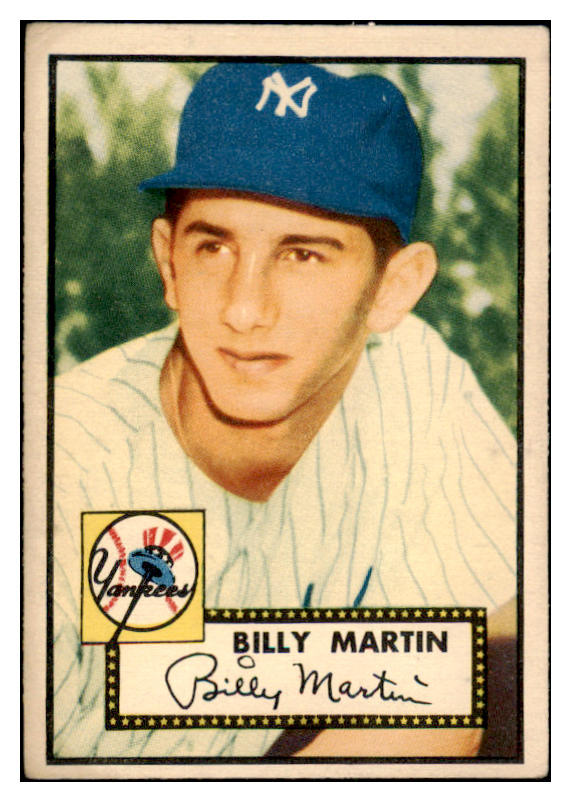 1952 Topps Baseball #175 Billy Martin Yankees VG-EX 521281