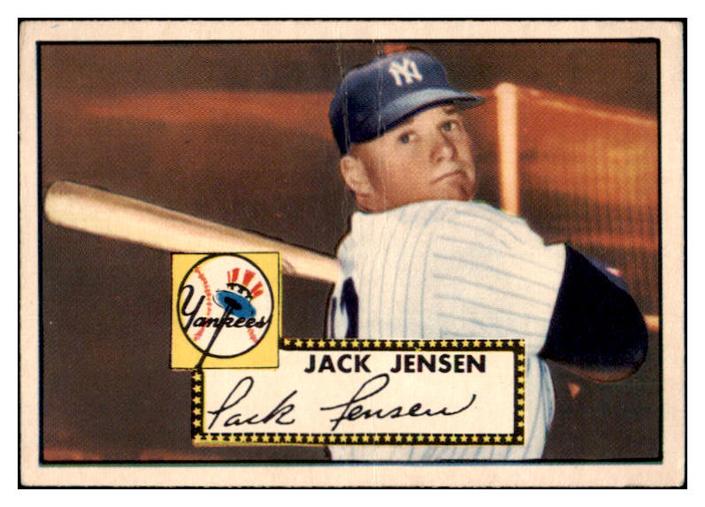 1952 Topps Baseball #122 Jackie Jensen Yankees Good 521290