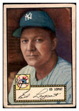 1952 Topps Baseball #057 Eddie Lopat Yankees Good Black back damage 521291