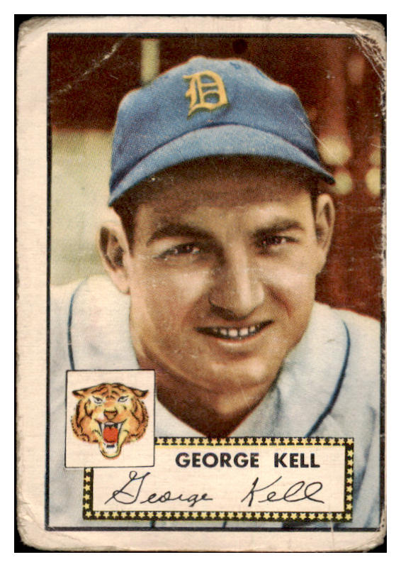 1952 Topps Baseball #246 George Kell Tigers Fair 521292