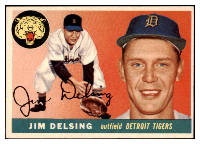 1955 Topps Baseball #192 Jim Delsing Tigers EX-MT/NR-MT 521296