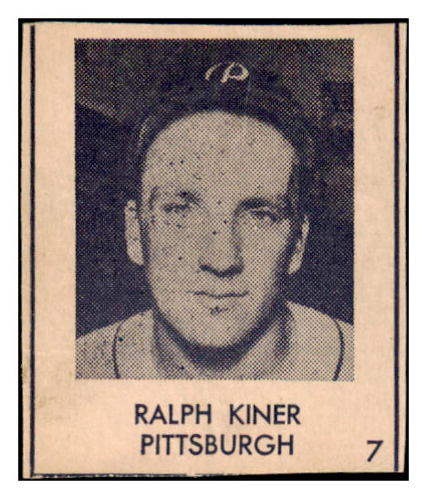 1948 R346 Blue Tint #007 Ralph Kiner Pirates VG-EX 521304