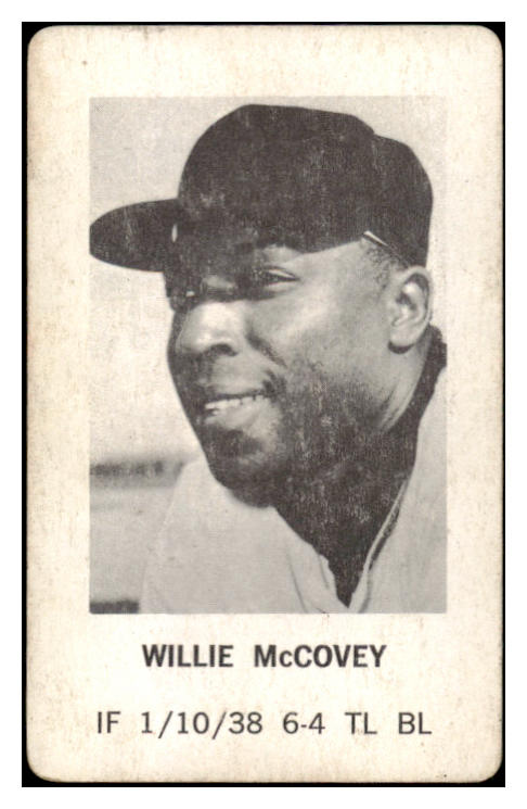 1970 Milton Bradley Willie McCovey Giants VG 521308