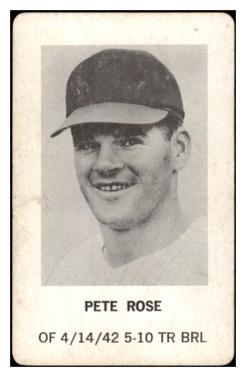 1970 Milton Bradley Pete Rose Reds GD-VG 521309