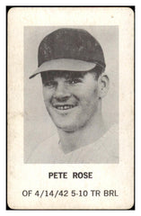 1970 Milton Bradley Pete Rose Reds GD-VG 521309