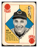 1951 Topps Red Backs #022 Bob Feller Indians VG 521365