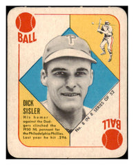 1951 Topps Blue Backs #008 Dick Sisler Phillies NR-MT 521369