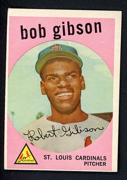 1959 Topps Baseball #514 Bob Gibson Cardinals VG 521407