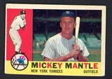 1960 Topps Baseball #350 Mickey Mantle Yankees VG 521409