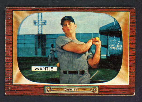 1955 Bowman Baseball #202 Mickey Mantle Yankees VG 521412