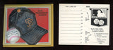 1969 Fleer Cap Plaques San Francisco Giants w/Line Up Card 521428