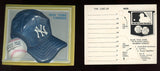 1969 Fleer Cap Plaques New York Yankees w/Line Up Card 521429