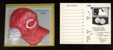 1969 Fleer Cap Plaques Cincinnati Reds w/Line Up Card 521438