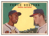 1959 Topps Baseball #212 Hank Aaron Eddie Mathews NR-MT 521444