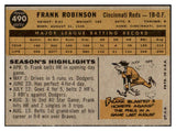 1960 Topps Baseball #490 Frank Robinson Reds NR-MT 521452