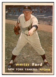 1957 Topps Baseball #025 Whitey Ford Yankees EX-MT 521462