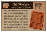 1955 Bowman Baseball #158 Gil Hodges Dodgers EX-MT 521467