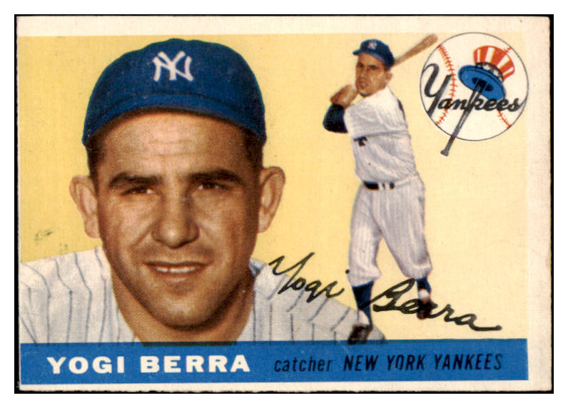 1955 Topps Baseball #198 Yogi Berra Yankees VG 521471