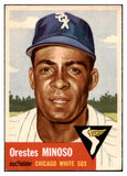 1953 Topps Baseball #066 Minnie Minoso White Sox VG-EX 521472