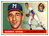 1955 Topps Baseball #031 Warren Spahn Braves EX+ 521474