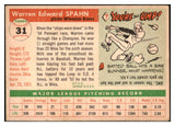 1955 Topps Baseball #031 Warren Spahn Braves EX+ 521474