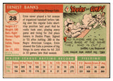 1955 Topps Baseball #028 Ernie Banks Cubs EX 521476