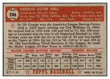 1952 Topps Baseball #246 George Kell Tigers EX-MT 521504