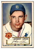 1952 Topps Baseball #089 Johnny Lipon Tigers EX-MT 521506