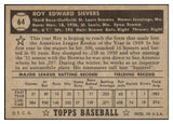 1952 Topps Baseball #064 Roy Sievers Browns EX+ Black 521509