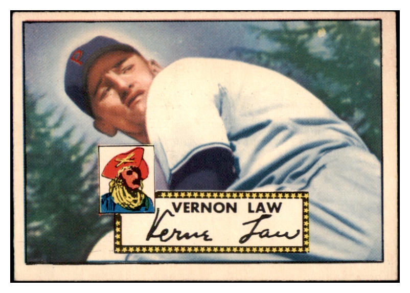 1952 Topps Baseball #081 Vern Law Pirates EX 521515