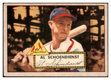 1952 Topps Baseball #091 Red Schoendienst Cardinals EX 521519