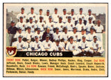 1956 Topps Baseball #011 Chicago Cubs Team NR-MT White 521527