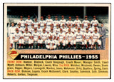 1956 Topps Baseball #072 Philadelphia Phillies Team NR-MT Dated 521532