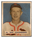 1949 Bowman Baseball #111 Red Schoendienst Cardinals VG-EX 521533