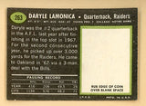 1969 Topps Football #263 Daryle Lamonica Raiders EX-MT 521547