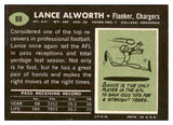 1969 Topps Football #069 Lance Alworth Chargers EX-MT 521549