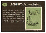 1969 Topps Football #053 Bob Lilly Cowboys EX-MT 521550