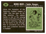 1969 Topps Football #099 Ron Mix Chargers EX 521551