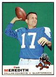 1969 Topps Football #075 Don Meredith Cowboys NR-MT 521559