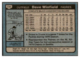 1980 Topps Baseball #230 Dave Winfield Padres EX 521561