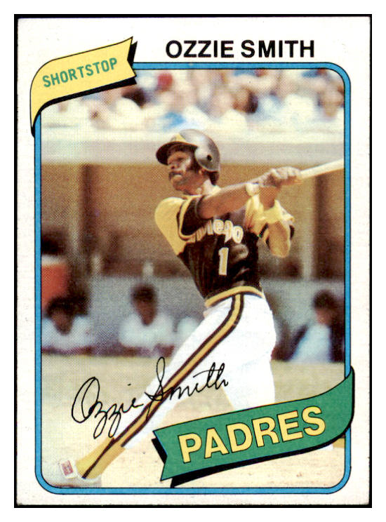 1980 Topps Baseball #393 Ozzie Smith Padres EX-MT 521563