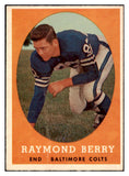 1958 Topps Football #120 Raymond Berry Colts VG 521567