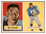 1957 Topps Football #035 Emlen Tunnell Giants VG-EX 521568