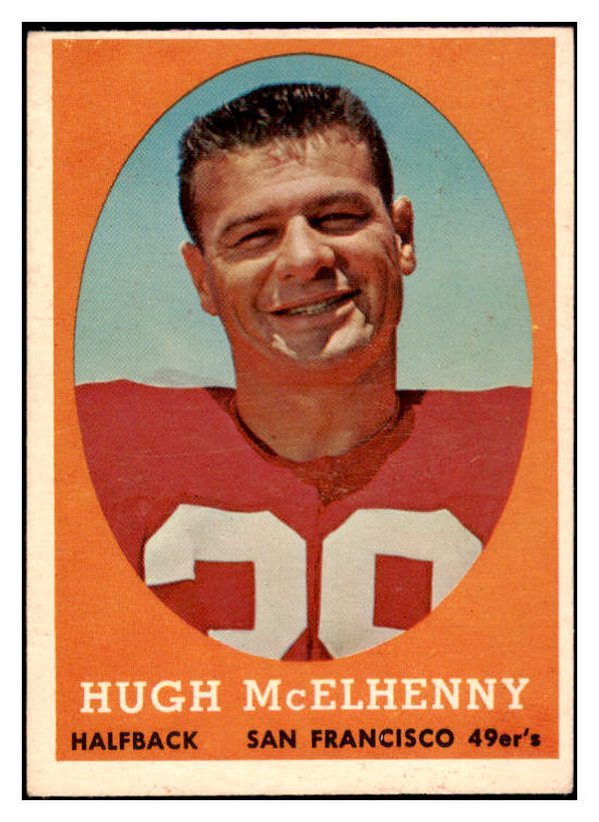 1958 Topps Football #122 Hugh McElhenny 49ers EX 521580