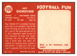 1958 Topps Football #106 Art Donovan Colts EX 521581